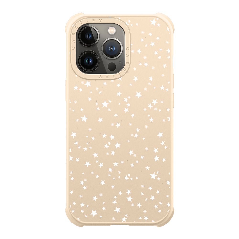 Ultra Compostable iPhone 13 Pro Case - WHITE STAR NIGHT