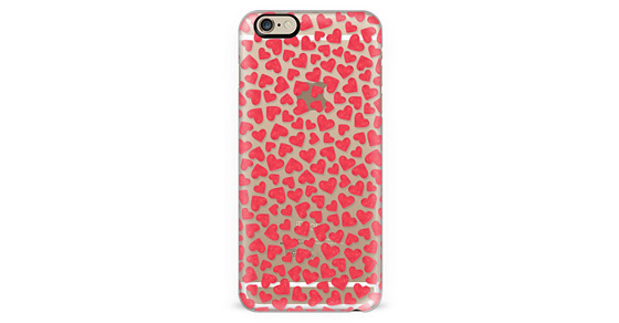 RED HEARTS transparent - Casetify