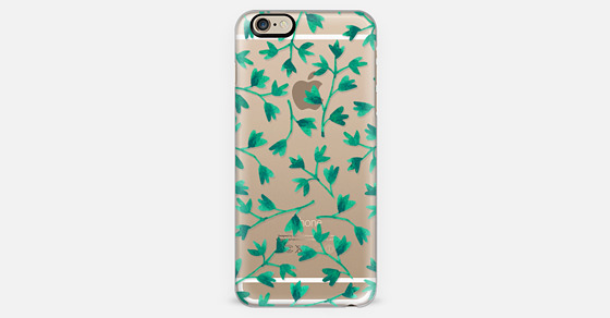 LEAVES transparent iPhone 6 Case by KIND OF STYLE | Casetify