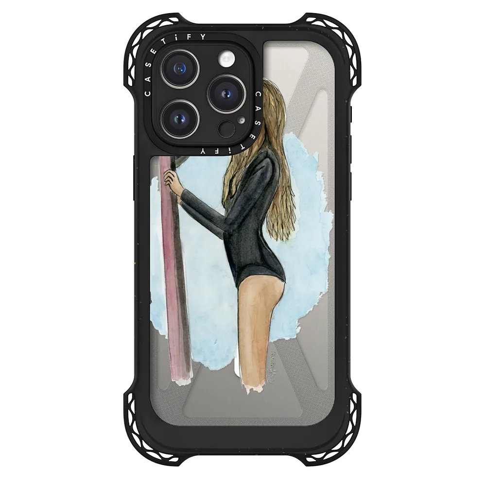 Surf Girl Fashion Illustration Beach Summer CASETiFY