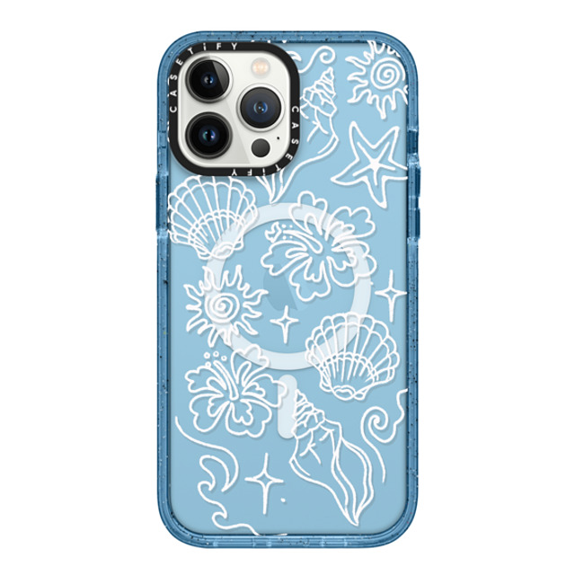 Kira Cyan x CASETiFY iPhone 13 Pro Max Case Sticker,Floral ベイビーブルー インパクトケース MagSafe対応 Sea Shore Mother's Day Kira Cyan x CASETiFY iPhone 13 Pro Max Case Sticker,Floral ベイビーブルー インパクトケース MagSafe対応 Sea Shore Mother's Day
