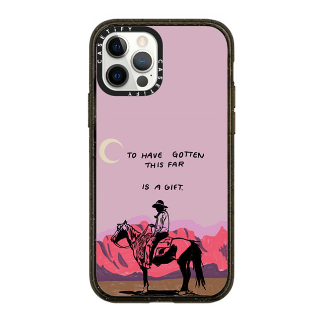Kira Cyan x CASETiFY iPhone 12 Pro ケース Floral,Animal ブラック インパクトケース Cowboy Quest Mother's Day Kira Cyan x CASETiFY iPhone 12 Pro ケース Floral,Animal ブラック インパクトケース Cowboy Quest Mother's Day