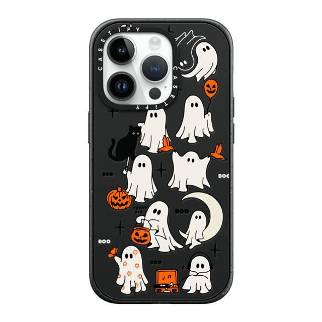 Kira Cyan x CASETiFY iPhone 14 Pro ケース マットブラック インパクトケース MagSafe対応 Boo Things