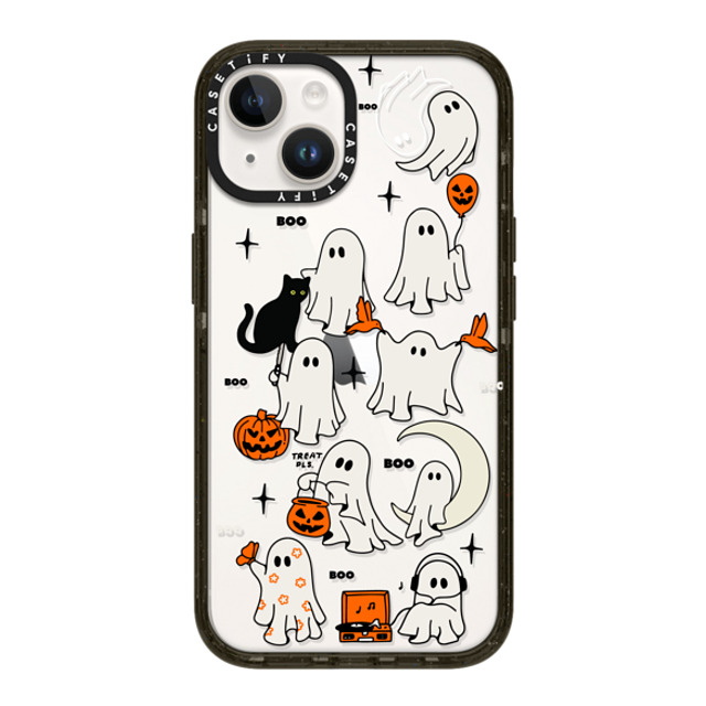 Kira Cyan x CASETiFY iPhone 14 ケース ブラック インパクトケース Boo Things