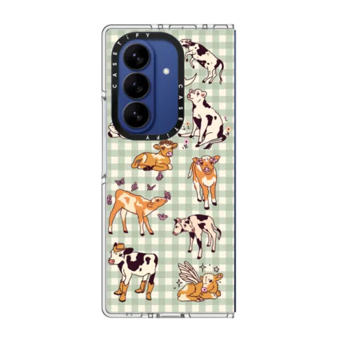Galaxy Z Fold7 - Cow Gingham