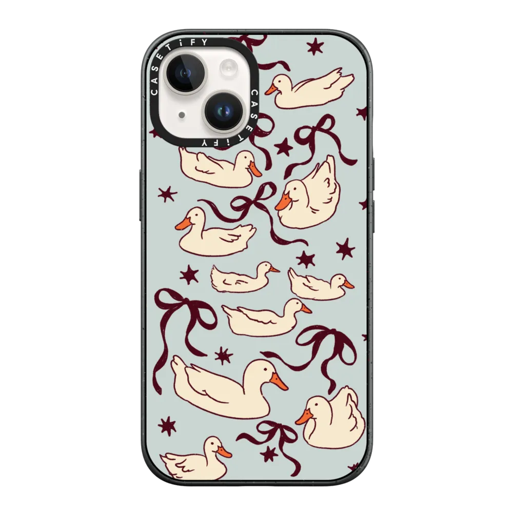 Impact iPhone 14 Case MagSafe Compatible - Ducks and bows