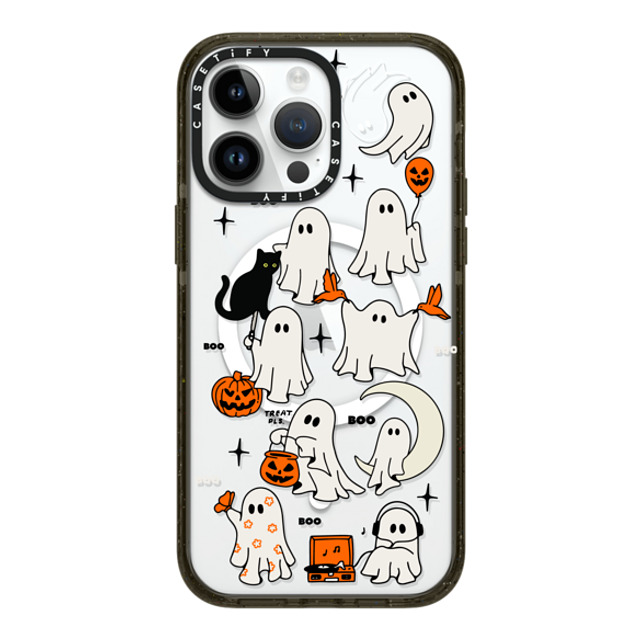 Kira Cyan x CASETiFY iPhone 14 Pro Max ケース ブラック インパクトケース MagSafe対応 Boo Things