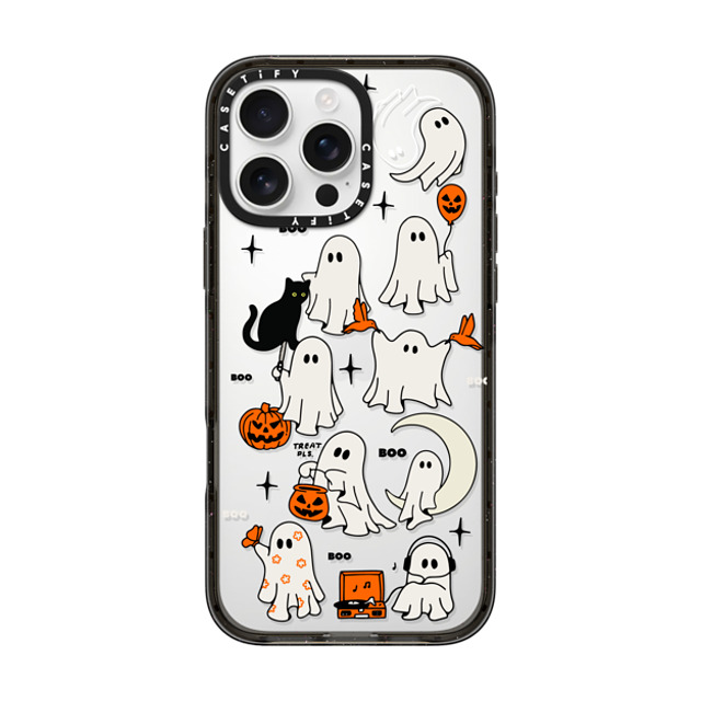 Kira Cyan x CASETiFY iPhone 16 Pro Max ケース ブラック インパクトケース Boo Things