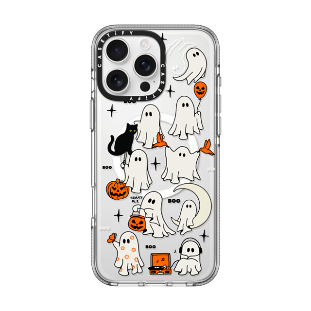 Kira Cyan x CASETiFY iPhone 16 Pro Max ケース クリア クリア ケース MagSafe対応 Boo Things