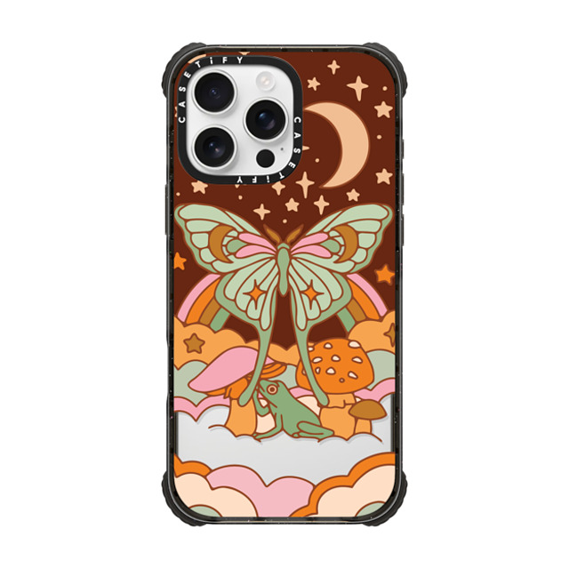 Kira Cyan x CASETiFY iPhone 16 Pro Max Case Black ウルトラ インパクトケース MagSafe 対応 Moth Dreams Kira Cyan x CASETiFY iPhone 16 Pro Max Case Black ウルトラ インパクトケース MagSafe 対応 Moth Dreams
