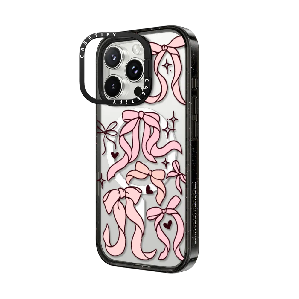 Impact Ring Stand iPhone 16 Pro Max Case MagSafe Compatible - Bow Collage