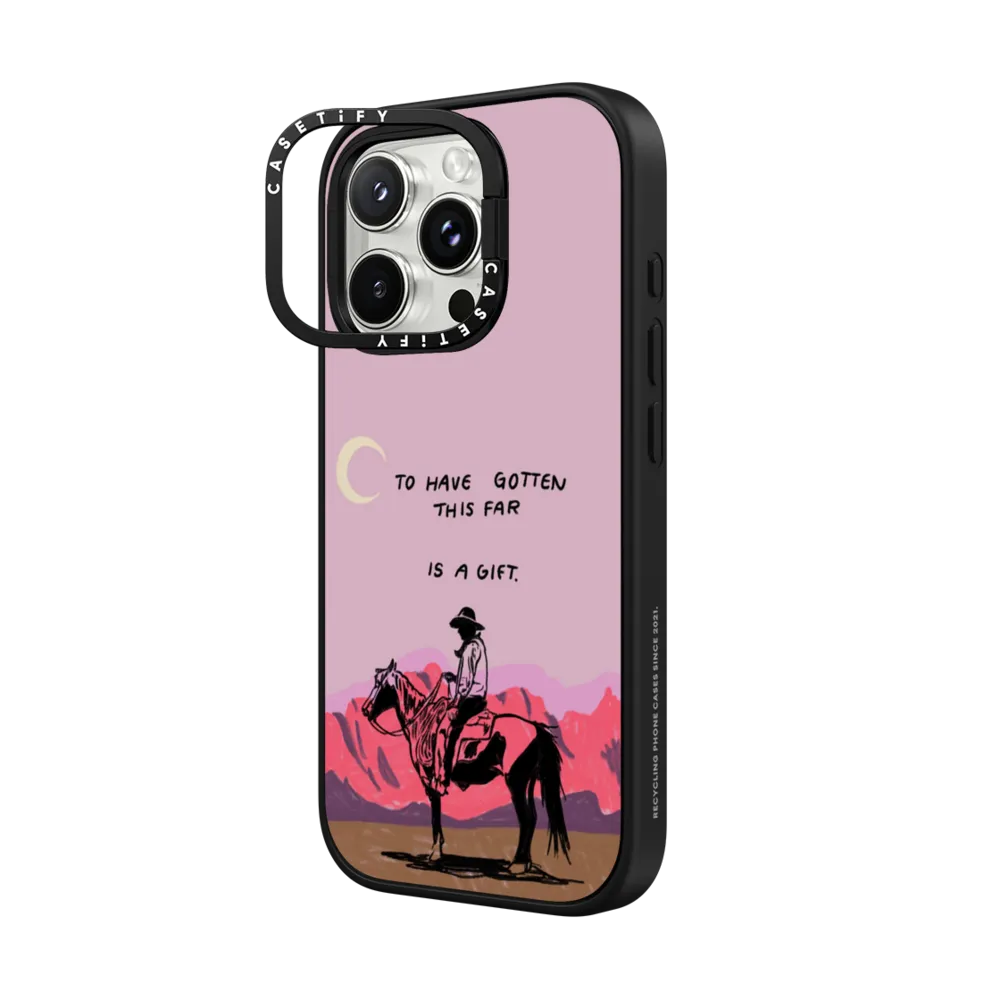 Impact Ring Stand iPhone 16 Pro Max Case MagSafe Compatible - Cowboy Quest