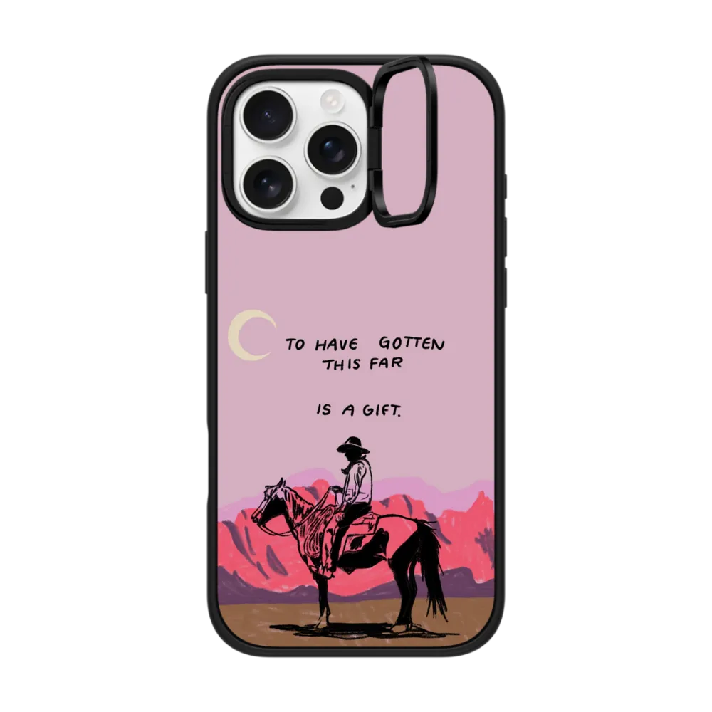 Impact Ring Stand iPhone 16 Pro Max Case MagSafe Compatible - Cowboy Quest