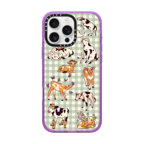 iPhone 16 Pro Max - Cow Gingham