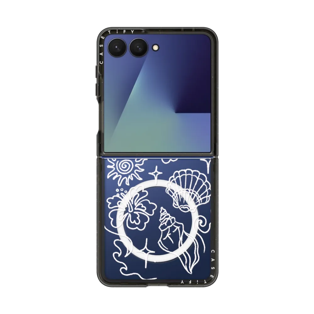 Impact Magnetic Galaxy Z Flip7 Case - Sea Shore