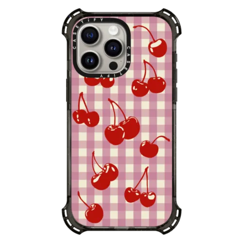 iPhone 15 Pro Max - Cherry Gingham