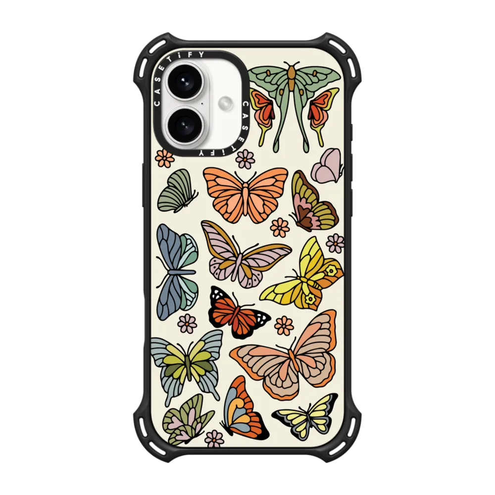 Bounce iPhone 16 Plus Case MagSafe Compatible - Butterfly Study