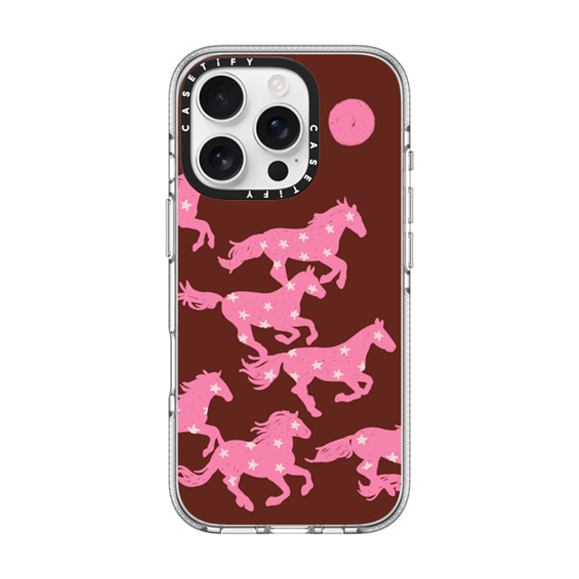 Kira Cyan x CASETiFY iPhone 16 Pro Case Animal,Nature クリア クリア ケース MagSafe対応 Wild Horses Back to School Kira Cyan x CASETiFY iPhone 16 Pro Case Animal,Nature クリア クリア ケース MagSafe対応 Wild Horses Back to School