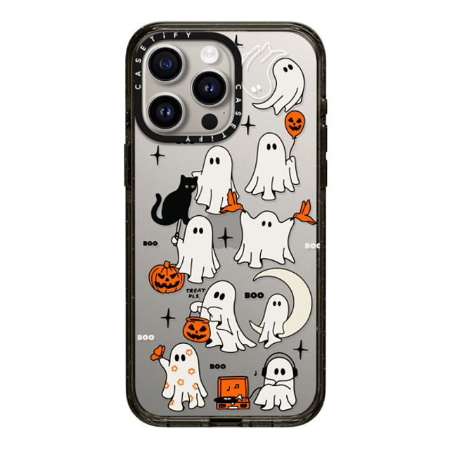 Kira Cyan x CASETiFY iPhone 15 Pro Max ケース ブラック インパクトケース Boo Things