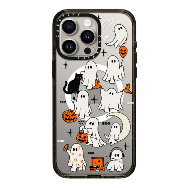 Kira Cyan x CASETiFY iPhone 15 Pro Max ケース ブラック インパクトケース MagSafe対応 Boo Things