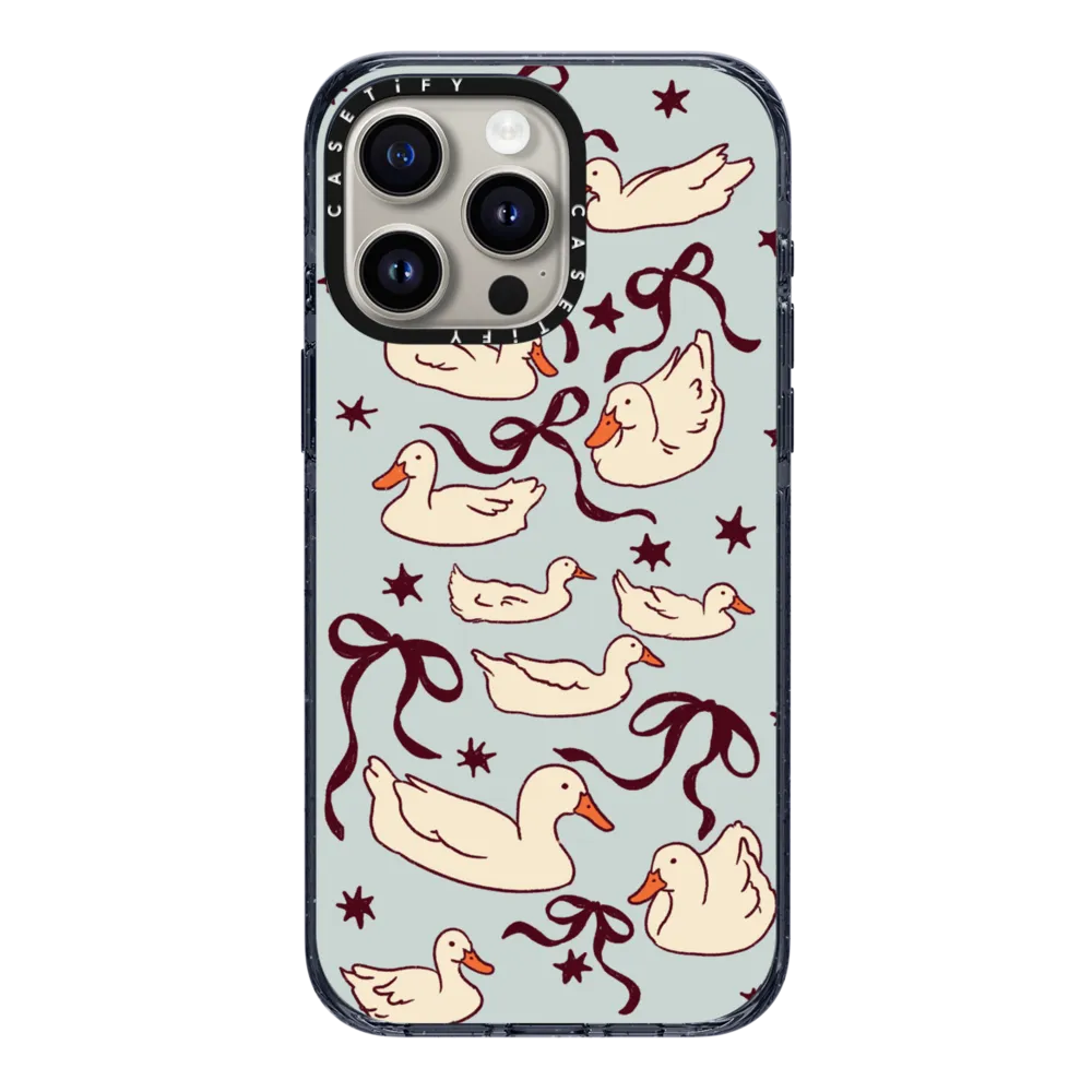 Impact iPhone 15 Pro Max Case MagSafe Compatible - Ducks and bows