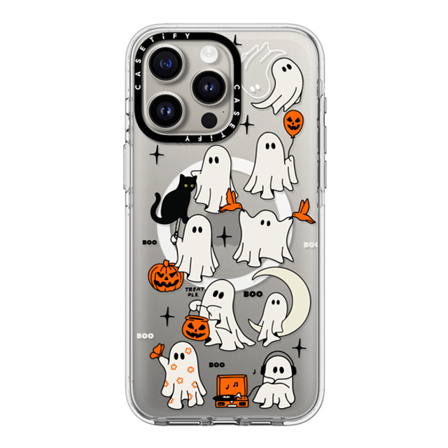 Kira Cyan x CASETiFY iPhone 15 Pro Max ケース クリア クリア ケース MagSafe対応 Boo Things