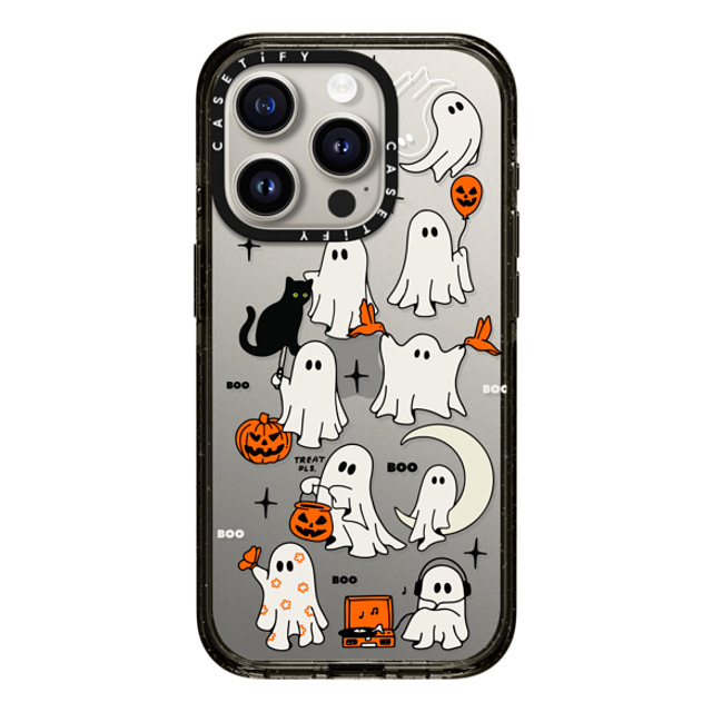 Kira Cyan x CASETiFY iPhone 15 Pro ケース ブラック インパクトケース Boo Things