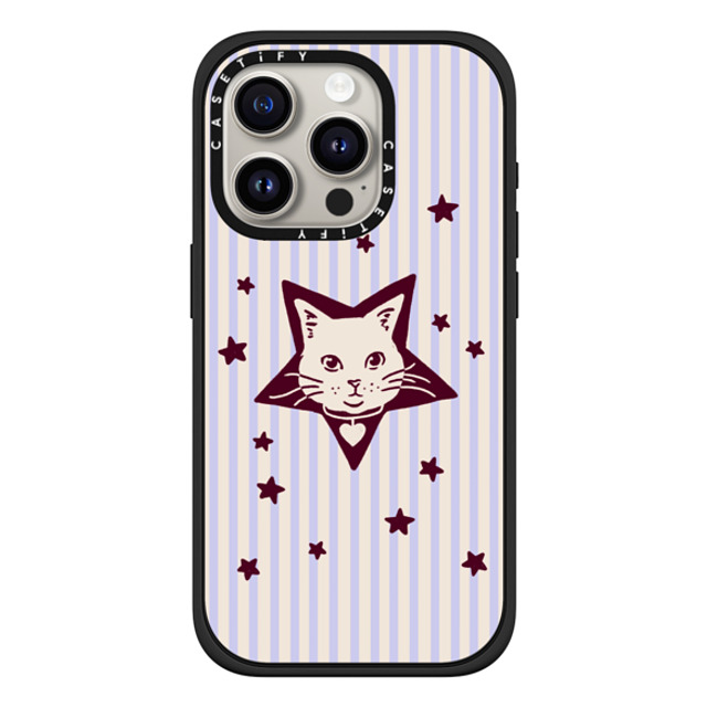 Kira Cyan x CASETiFY iPhone 15 Pro Case Animal,Nature Matte Black Impact Case MagSafe Compatible My Lucky Star Back to School Kira Cyan x CASETiFY iPhone 15 Pro Case Animal,Nature Matte Black Impact Case MagSafe Compatible My Lucky Star Back to School