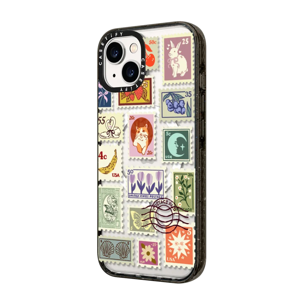 Impact iPhone 14 Case MagSafe Compatible - Stamp Collection