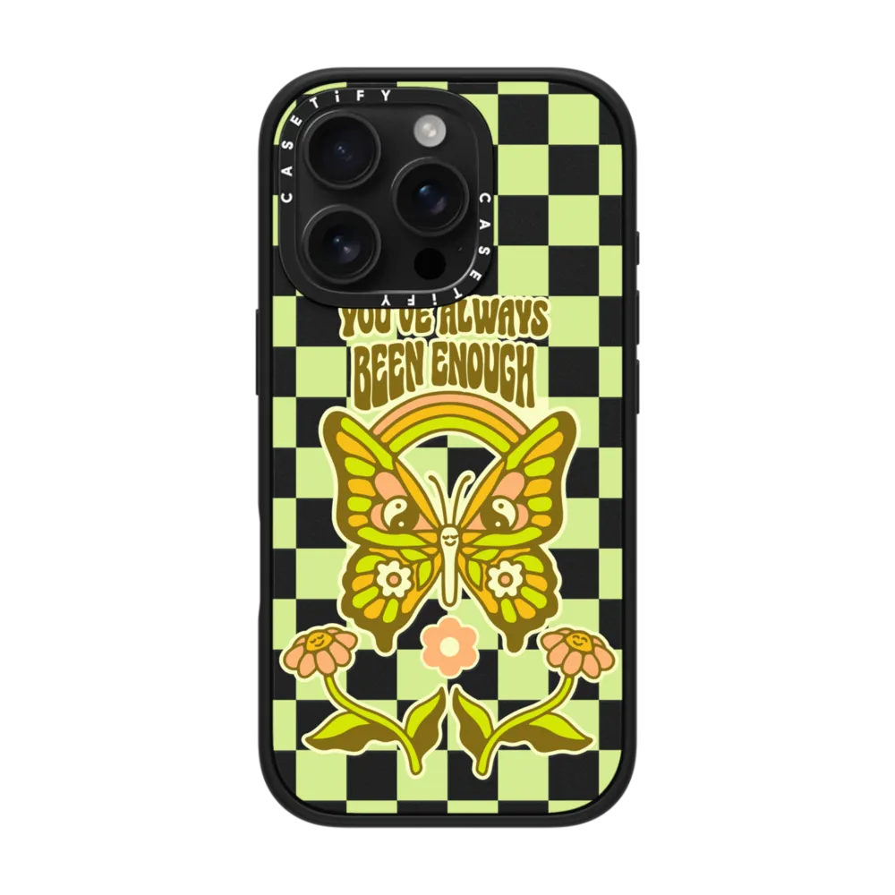Impact iPhone 16 Pro Case MagSafe Compatible - Positive Butterfly Quote