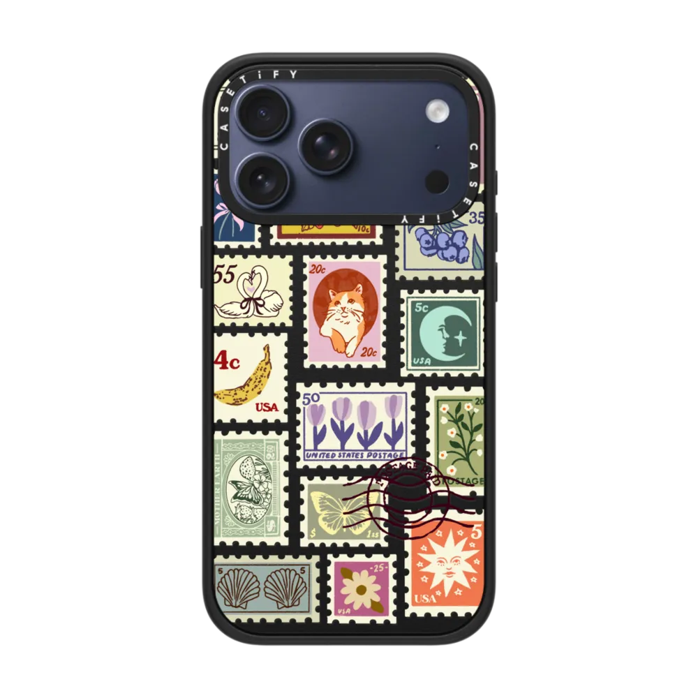 Impact iPhone 17 Pro Max Case MagSafe Compatible - Stamp Collection