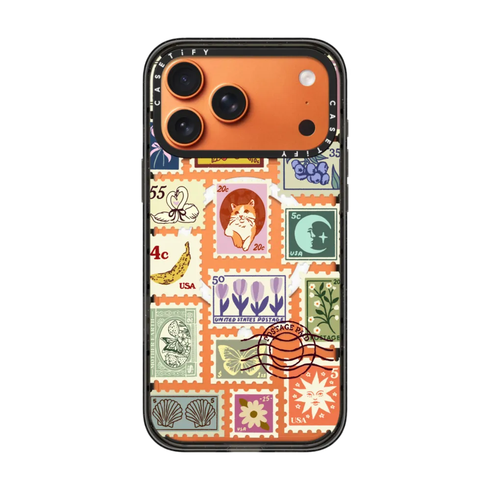 Impact iPhone 17 Pro Max Case MagSafe Compatible - Stamp Collection