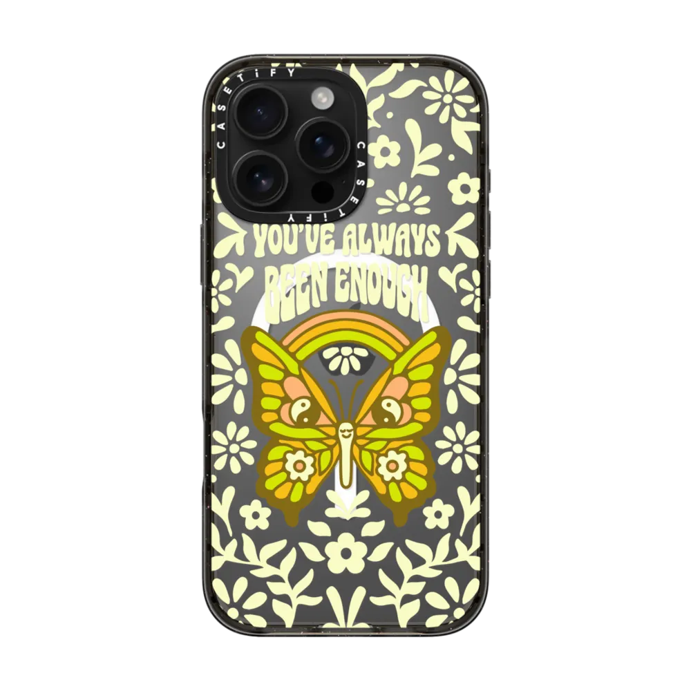 Impact iPhone 16 Pro Max Case MagSafe Compatible - Positive Butterfly Affirmation