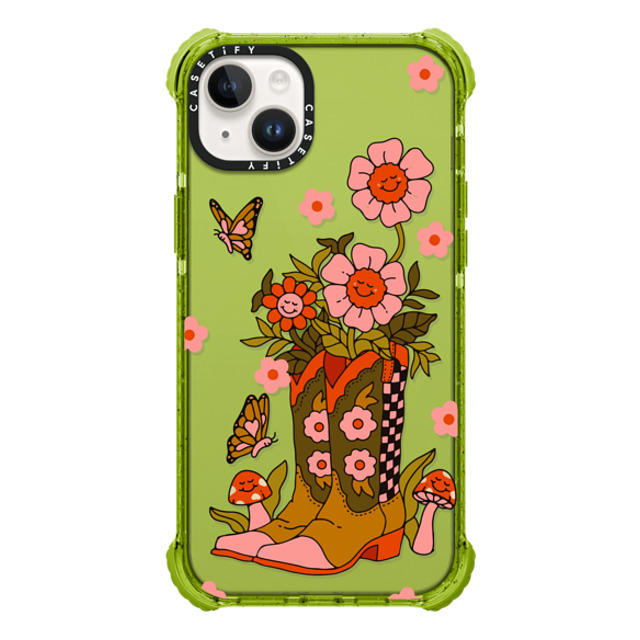 Kira Cyan x CASETiFY iPhone 14 Plus Case Sticker,Floral Kiwi ウルトラインパクトケース Cowgirl Florals Mother's Day Kira Cyan x CASETiFY iPhone 14 Plus Case Sticker,Floral Kiwi ウルトラインパクトケース Cowgirl Florals Mother's Day