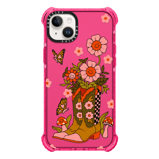 Kira Cyan x CASETiFY iPhone 14 Plus ケース Sticker,Floral Bubble Gum ウルトラインパクトケース Cowgirl Florals Father's Day Kira Cyan x CASETiFY iPhone 14 Plus ケース Sticker,Floral Bubble Gum ウルトラインパクトケース Cowgirl Florals Father's Day