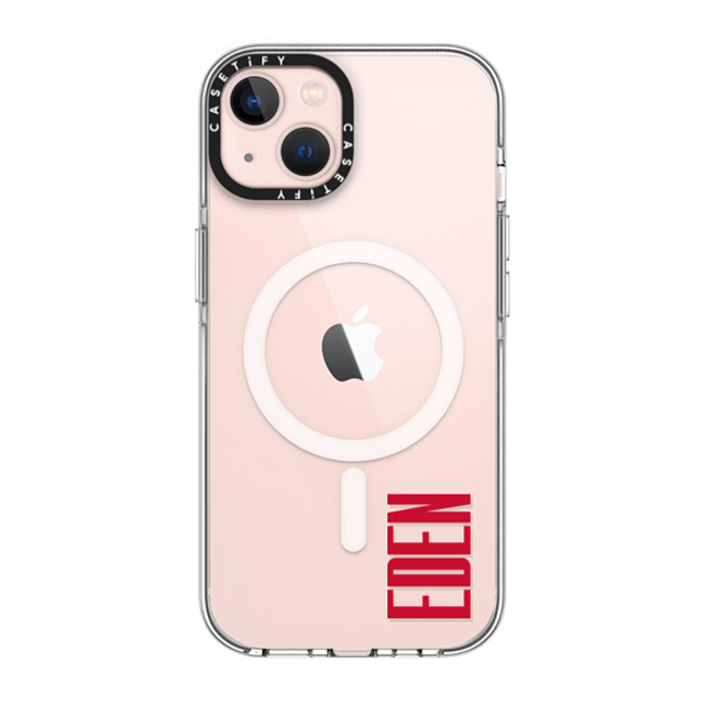 CASETiFY iPhone 13 ケース クリア クリア ケース MagSafe対応 Custom Case - Eden CASETiFY iPhone 13 ケース クリア クリア ケース MagSafe対応 Custom Case - Eden