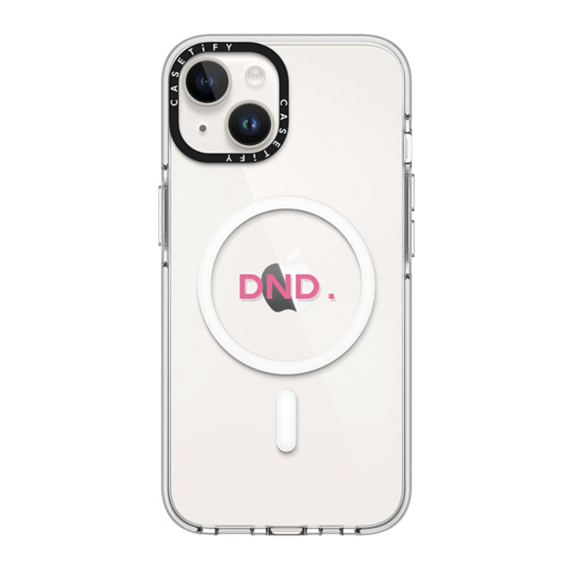 CASETiFY iPhone 14 Case Clear Clear Case MagSafe Compatible Custom Case - DND. CASETiFY iPhone 14 Case Clear Clear Case MagSafe Compatible Custom Case - DND.