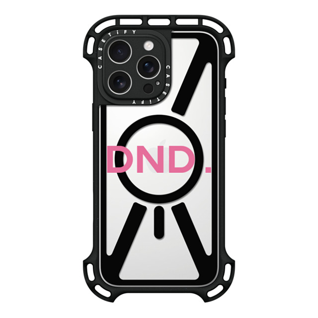 CASETiFY iPhone 16 Pro Max Case Black ウルトラ バウンスケース MagSafe対応 Custom Case - DND. CASETiFY iPhone 16 Pro Max Case Black ウルトラ バウンスケース MagSafe対応 Custom Case - DND.
