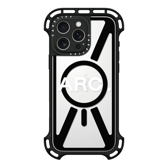 CASETiFY iPhone 16 Pro Max Case Black ウルトラ バウンスケース MagSafe対応 Custom Case - arc. CASETiFY iPhone 16 Pro Max Case Black ウルトラ バウンスケース MagSafe対応 Custom Case - arc.