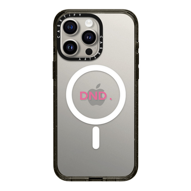 CASETiFY iPhone 15 Pro Max Case Black Impact Case MagSafe Compatible Custom Case - DND. CASETiFY iPhone 15 Pro Max Case Black Impact Case MagSafe Compatible Custom Case - DND.
