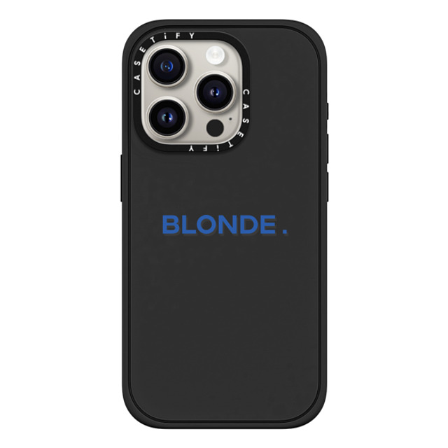 CASETiFY iPhone 15 Pro Case Matte Black Impact Case MagSafe Compatible Custom Case - blonde. CASETiFY iPhone 15 Pro Case Matte Black Impact Case MagSafe Compatible Custom Case - blonde.