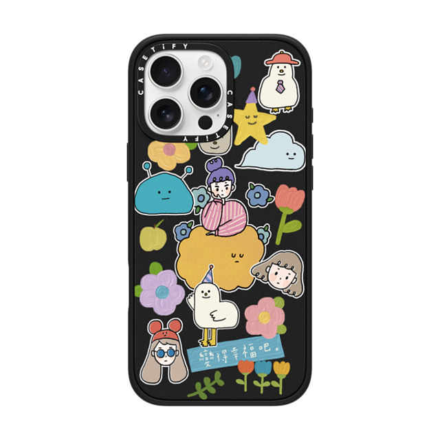 CASETiFY iPhone 16 Pro Max Case Matte Black Impact Case MagSafe Compatible Something Lucky by Luckylulu chia ju yang Father's Day CASETiFY iPhone 16 Pro Max Case Matte Black Impact Case MagSafe Compatible Something Lucky by Luckylulu chia ju yang Father's Day