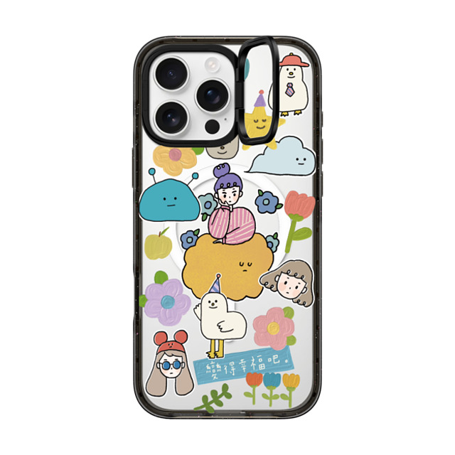 CASETiFY iPhone 16 Pro Max Case Black インパクトリングスタンドケース MagSafe対応 Something Lucky by Luckylulu chia ju yang Father's Day CASETiFY iPhone 16 Pro Max Case Black インパクトリングスタンドケース MagSafe対応 Something Lucky by Luckylulu chia ju yang Father's Day