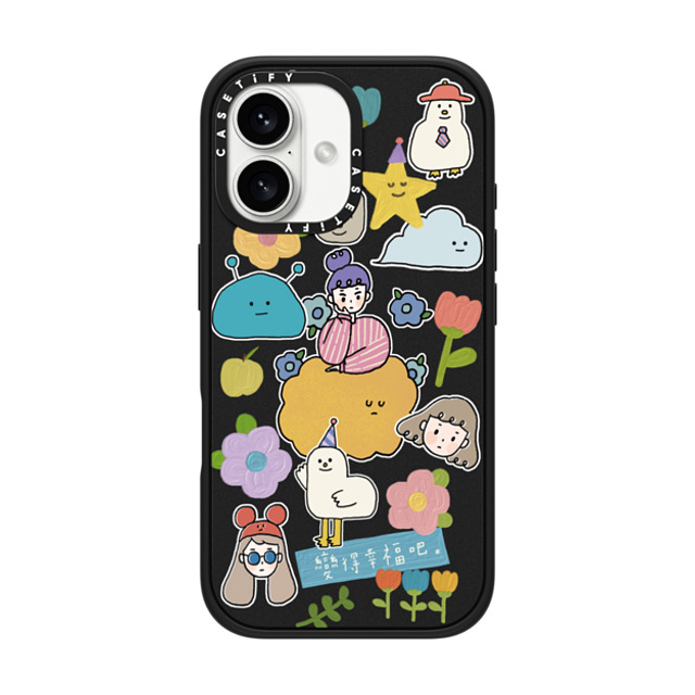 CASETiFY iPhone 16 ケース マットブラック インパクトケース MagSafe対応 Something Lucky by Luckylulu chia ju yang Father's Day CASETiFY iPhone 16 ケース マットブラック インパクトケース MagSafe対応 Something Lucky by Luckylulu chia ju yang Father's Day