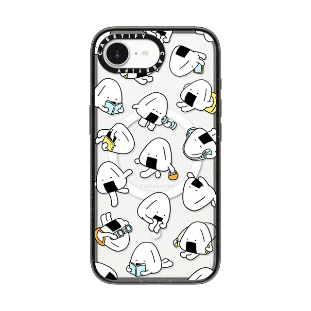 FURIIRAKUN x CASETiFY iPhone 16e Case Sticker,Cartoon Black Impact Case MagSafe Compatible Onigiri Day to day by FURIIRAKUN Back to School FURIIRAKUN x CASETiFY iPhone 16e Case Sticker,Cartoon Black Impact Case MagSafe Compatible Onigiri Day to day by FURIIRAKUN Back to School