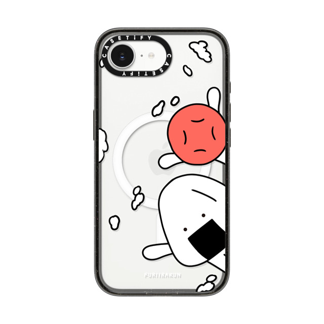 FURIIRAKUN x CASETiFY iPhone 16e ケース Sticker,Cartoon ブラック インパクトケース MagSafe対応 Onigiri & Umeboshi hello by FURIIRAKUN Back to School FURIIRAKUN x CASETiFY iPhone 16e ケース Sticker,Cartoon ブラック インパクトケース MagSafe対応 Onigiri & Umeboshi hello by FURIIRAKUN Back to School