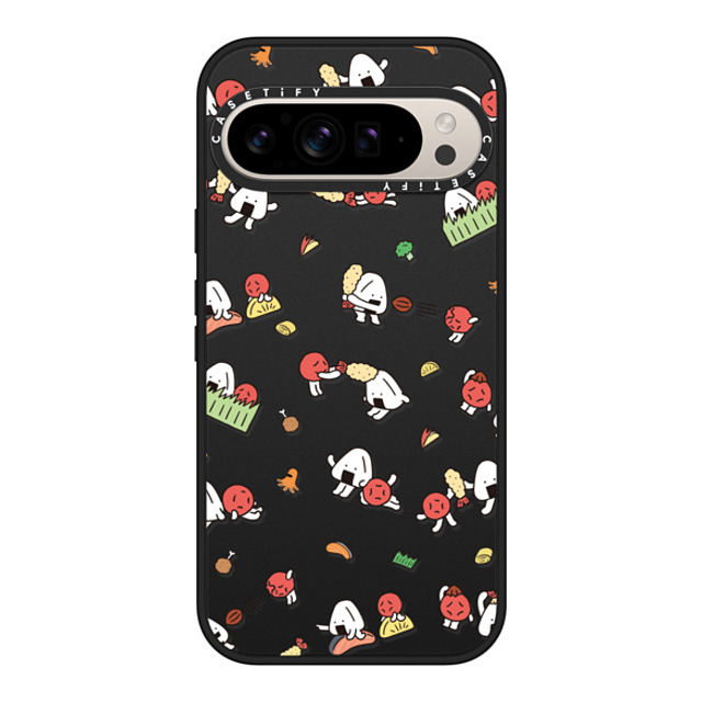 FURIIRAKUN x CASETiFY Pixel 9 Pro XL Case Sticker,Cartoon マットブラック マグネット式 インパクトケース Onigiri & Umeboshi Bento Party by FURIIRAKUN New iPhone FURIIRAKUN x CASETiFY Pixel 9 Pro XL Case Sticker,Cartoon マットブラック マグネット式 インパクトケース Onigiri & Umeboshi Bento Party by FURIIRAKUN New iPhone