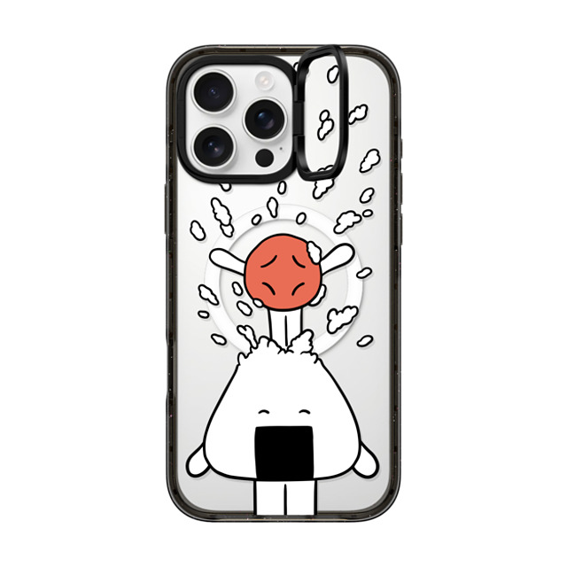 FURIIRAKUN x CASETiFY iPhone 16 Pro Max Case Sticker,Cartoon Black インパクトリングスタンドケース MagSafe対応 Onigiri & Umeboshi Pop out by FURIIRAKUN Father's Day FURIIRAKUN x CASETiFY iPhone 16 Pro Max Case Sticker,Cartoon Black インパクトリングスタンドケース MagSafe対応 Onigiri & Umeboshi Pop out by FURIIRAKUN Father's Day
