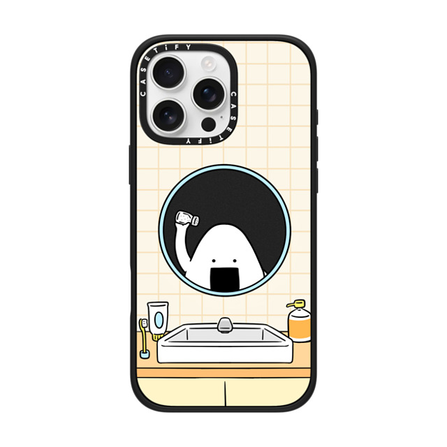 FURIIRAKUN x CASETiFY iPhone 16 Pro Max Case Cartoon,Food Matte Black Impact Case MagSafe Compatible Onigiri morning routine by FURIIRAKUN Father's Day FURIIRAKUN x CASETiFY iPhone 16 Pro Max Case Cartoon,Food Matte Black Impact Case MagSafe Compatible Onigiri morning routine by FURIIRAKUN Father's Day