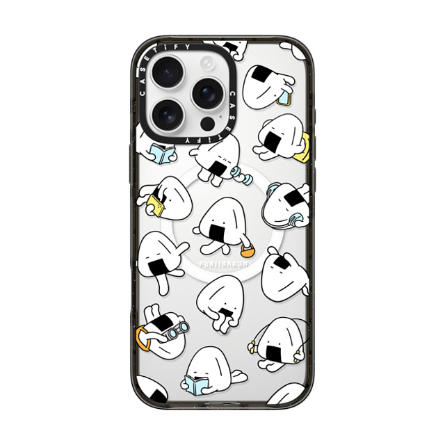 FURIIRAKUN x CASETiFY iPhone 16 Pro Max ケース Sticker,Cartoon ブラック インパクトケース MagSafe対応 Onigiri Day to day by FURIIRAKUN Father's Day FURIIRAKUN x CASETiFY iPhone 16 Pro Max ケース Sticker,Cartoon ブラック インパクトケース MagSafe対応 Onigiri Day to day by FURIIRAKUN Father's Day